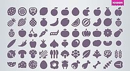 食品類app可愛圖標(biāo)設(shè)計