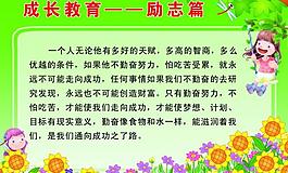 成長教育展板圖片