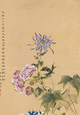 擬黃荃寫生法圖片