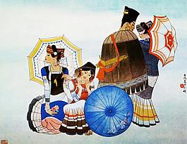 游春圖圖片