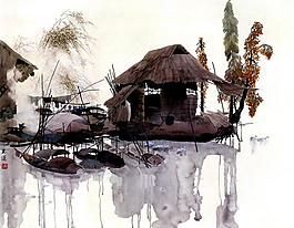 秋水依依圖片