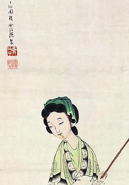 仕女圖圖片