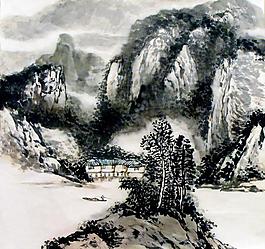 山水畫圖片