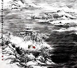 山水圖圖片