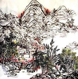 山水畫圖片
