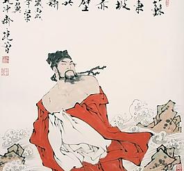 蘇東坡赤壁吟嘯圖片