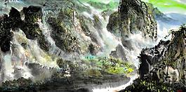 山水國畫圖片
