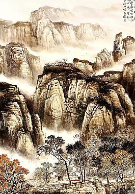 秋山圖圖片