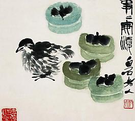 齊白石國畫圖片