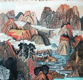 山水畫圖片