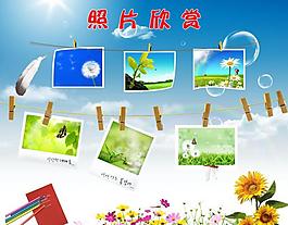 照片欣賞展板圖片