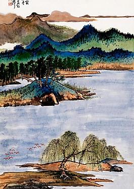 山水畫圖片