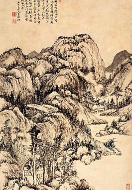 山水圖圖片