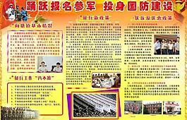 征兵展板圖片