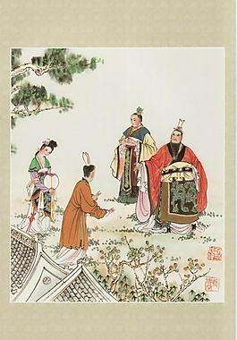 曹丕趁亂納甄氏圖片