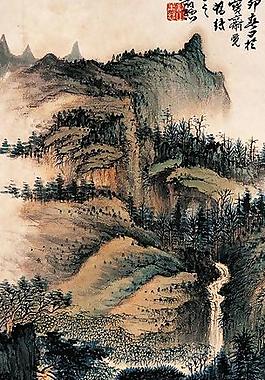 溪山圖片