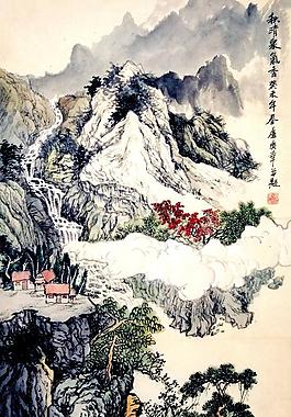 秋清泉?dú)庀銏D片