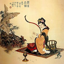 箜篌古韵图片