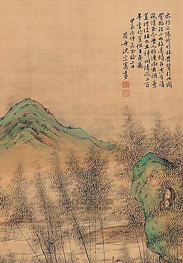 竹林七賢圖片