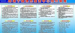 崗位制度展板圖片