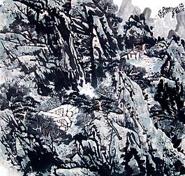 山居圖圖片