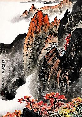 秋山艷色圖片