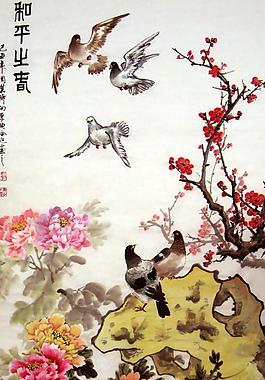 和平之春图片