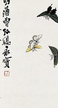 白石国画图片