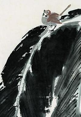 白石国画图片