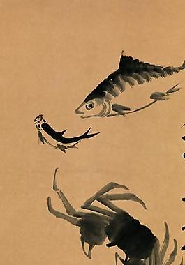 白石国画图片