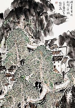 山水圖圖片