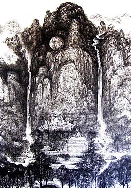 山水畫圖片