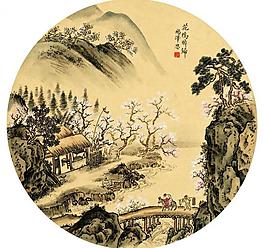 山水圖圖片