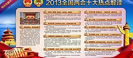 兩會展板圖片