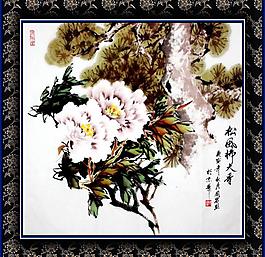 松風拂天香圖片