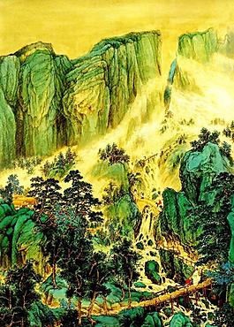 山水圖圖片