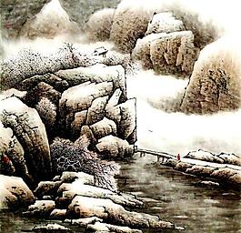 山水畫圖片