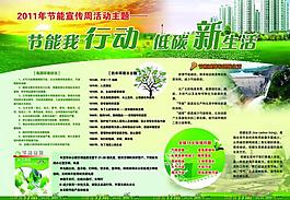 节能展板图片