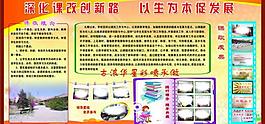 學(xué)校展板 課改圖片