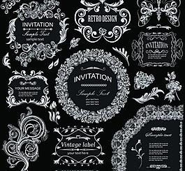 歐式花紋圖片
