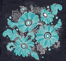 歐式花紋 花朵圖片