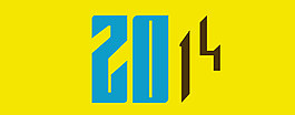 2014藝術(shù)字背景矢量圖 AI.