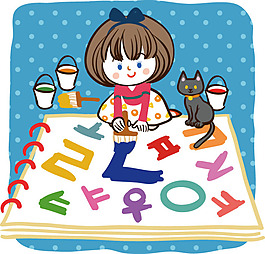 小孩畫畫