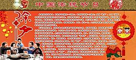 元宵展板圖片