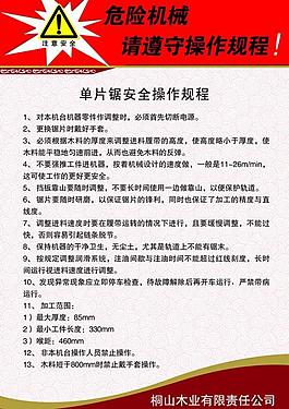 操作规程展板图片