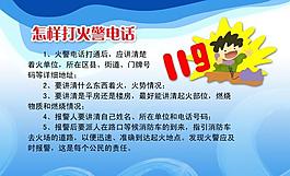 消防知識(shí)展板圖片