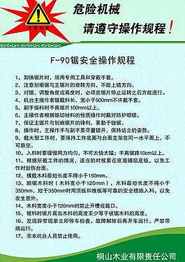 操作规程展板图片