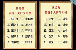 讀經典展板圖片