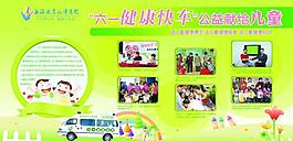 兒童健康快車展板圖片