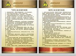 操作规程展板图片